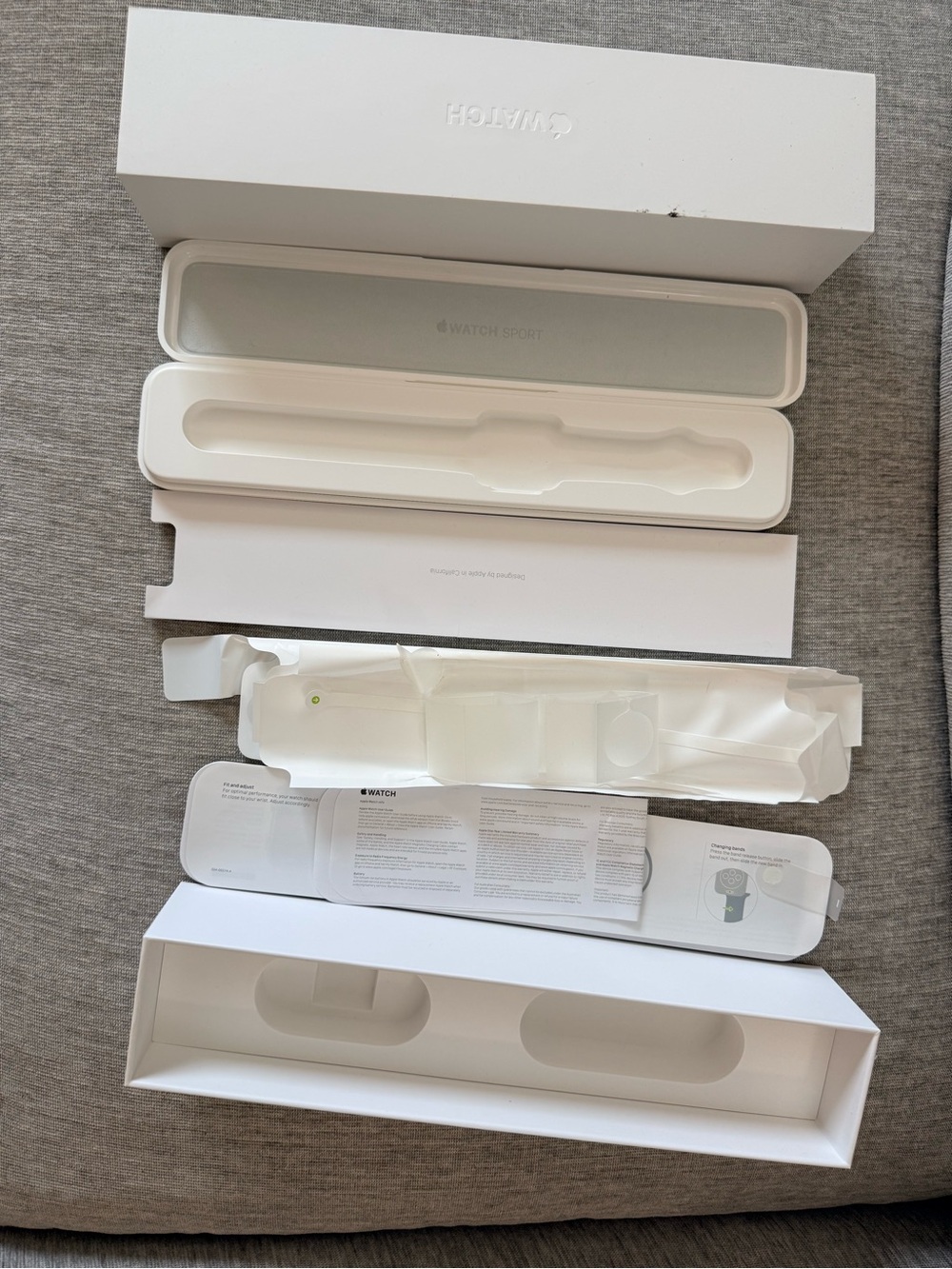Apple watch case empty box only